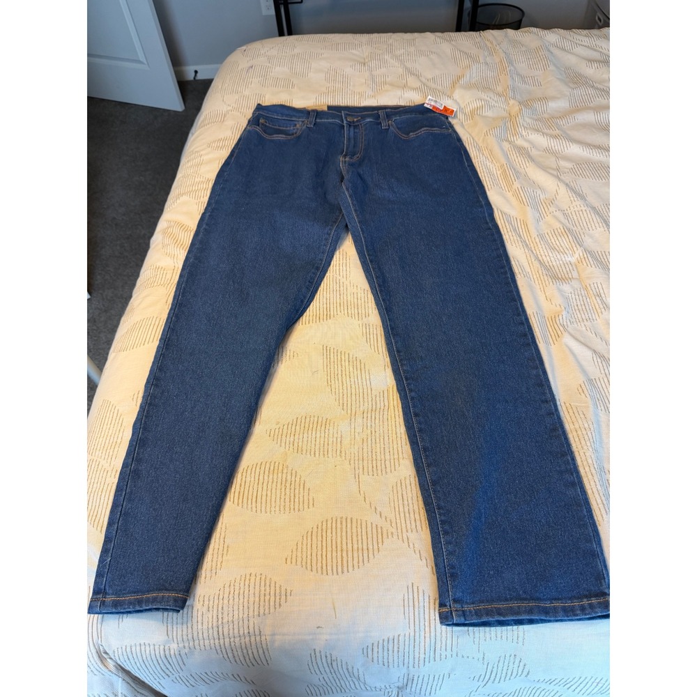 Levis 502 Taper Mens Jeans 32x30 Blue Stretch Denim 29507-0001 NWT